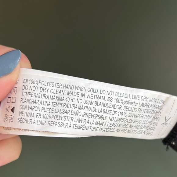 Black Blouse with White Polka Dots - Picture 2 of 3